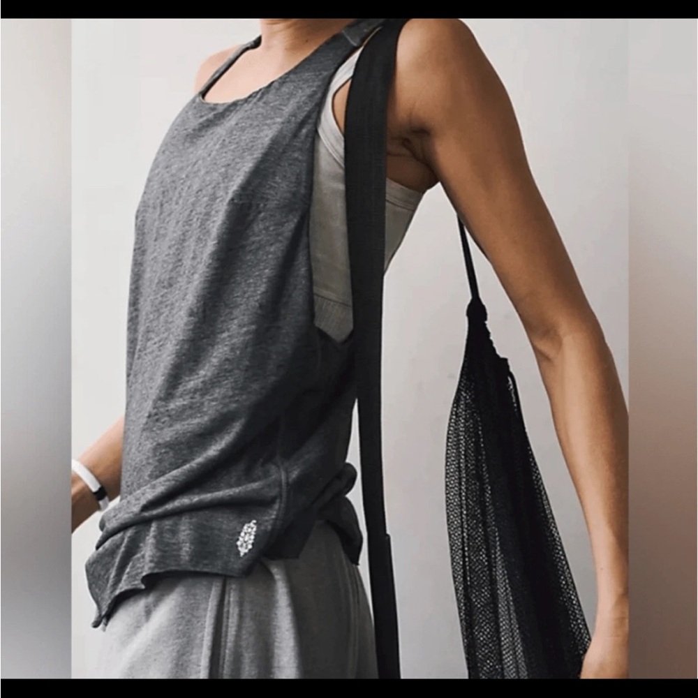 FP Movement by Free People Inspire Tank Top in Faded Black new athletic